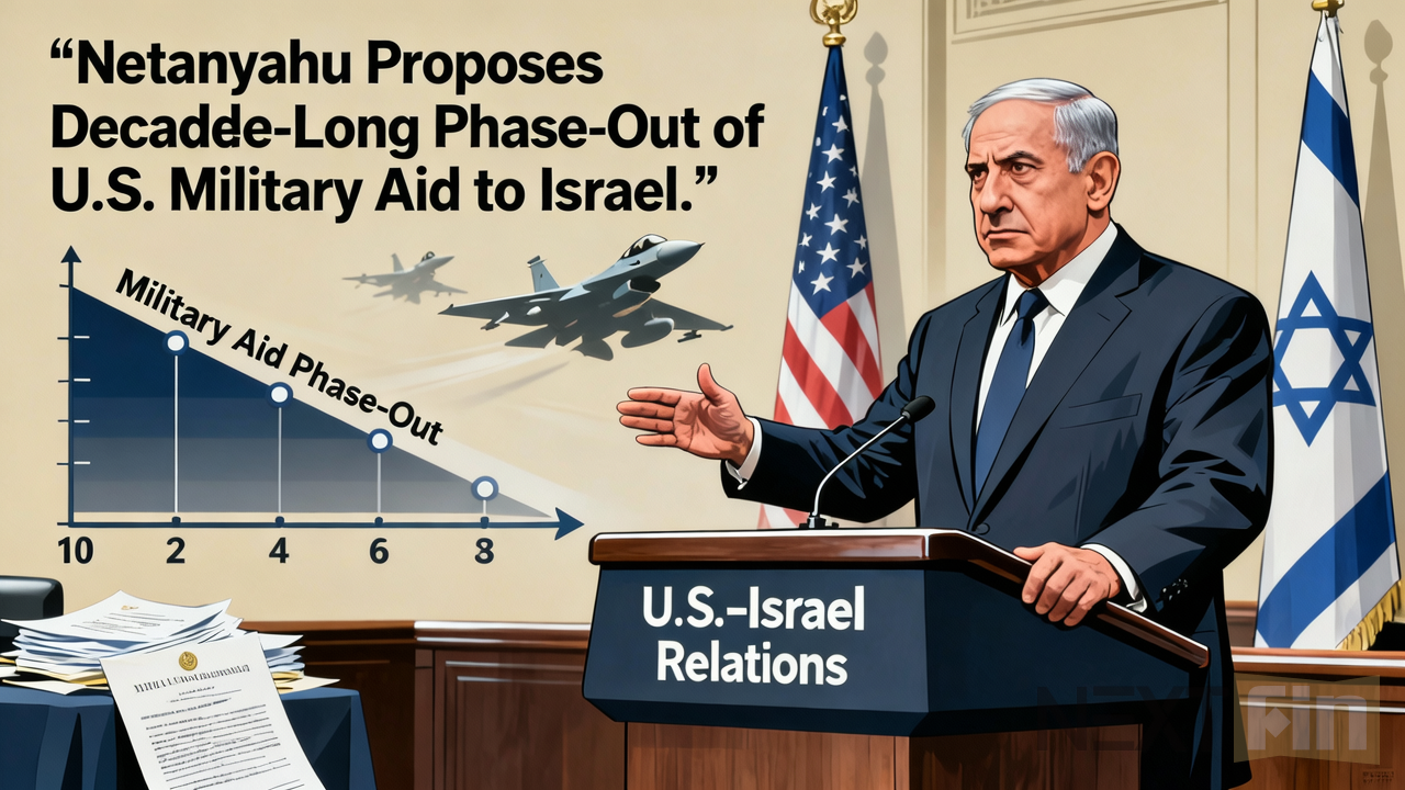 Netanyahu Proposes Decade-Long Phase-Out of U.S. Military Aid to Israel