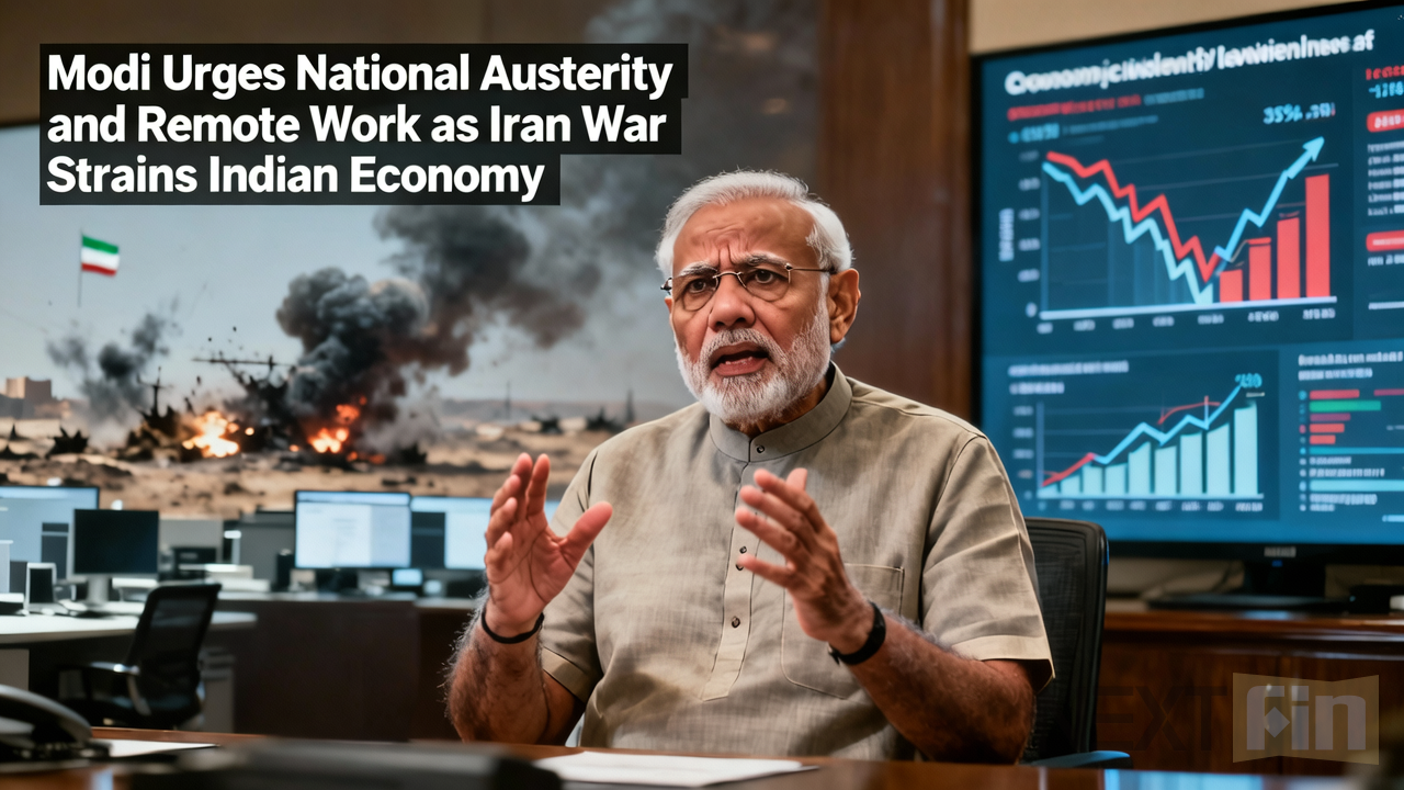 Modi Urges National Austerity and Remote Work as Iran War Strains Indian Economy