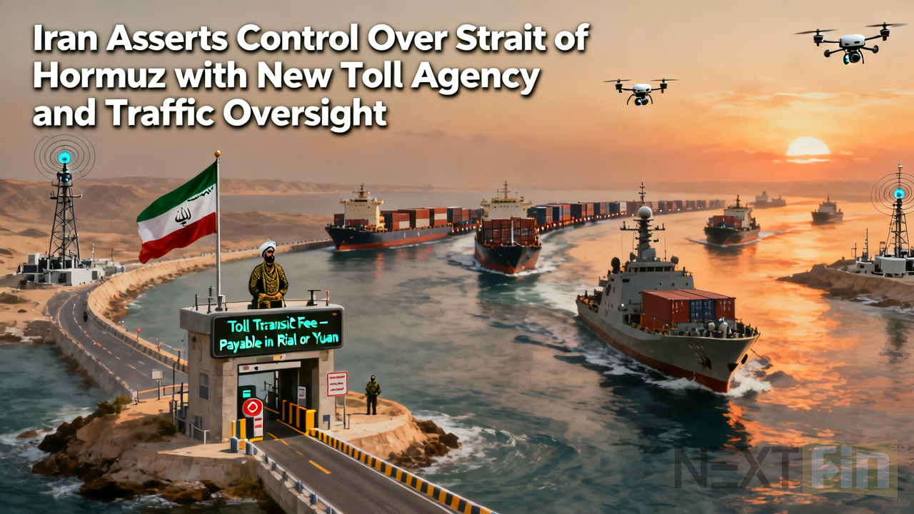 Iran Asserts Control Over Strait of Hormuz with New Toll Agency and Traffic Oversight