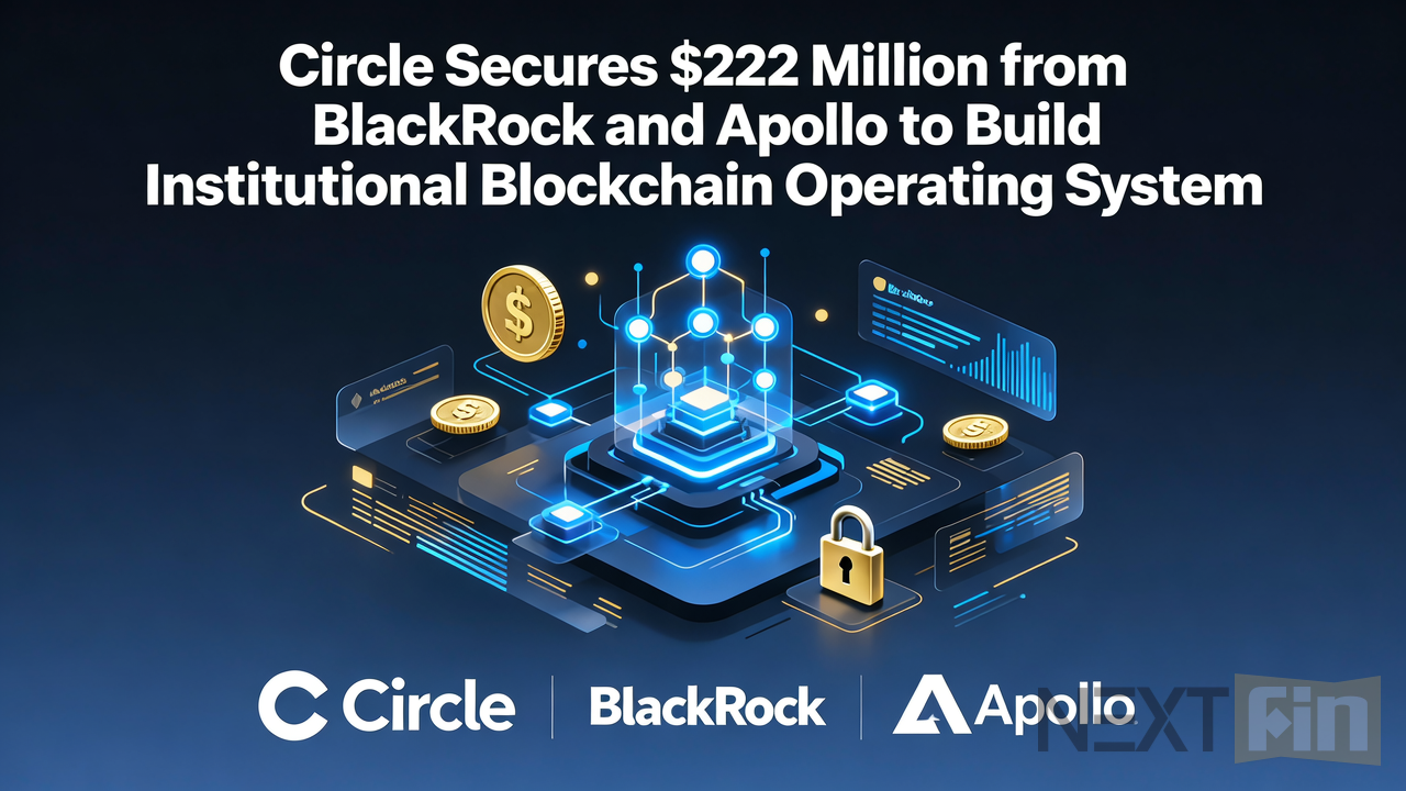 Circle Secures $222 Million from BlackRock and Apollo to Build Institutional Blockchain Operating System