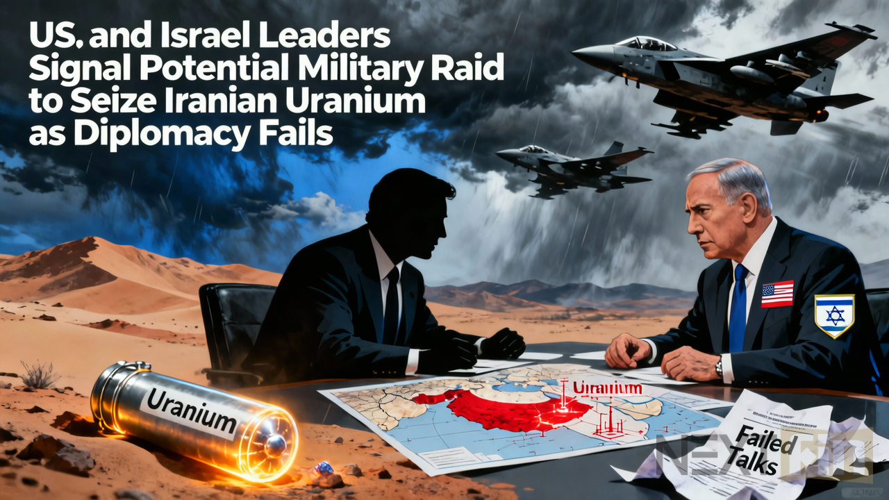 US and Israeli Leaders Signal Potential Military Raid to Seize Iranian Uranium as Diplomacy Fails