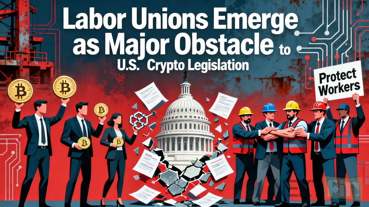 Labor Unions Emerge as Major Obstacle to U.S. Crypto Legislation