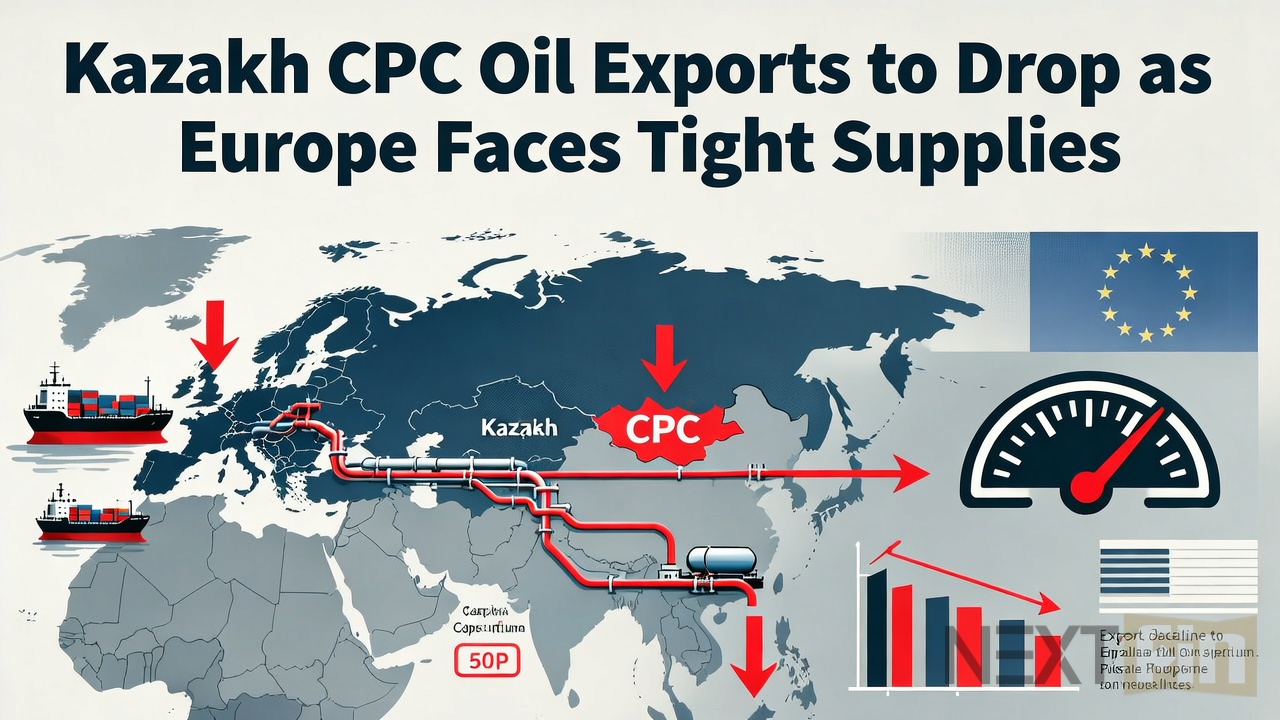 Kazakh CPC Oil Exports to Drop as Europe Faces Tight Supplies