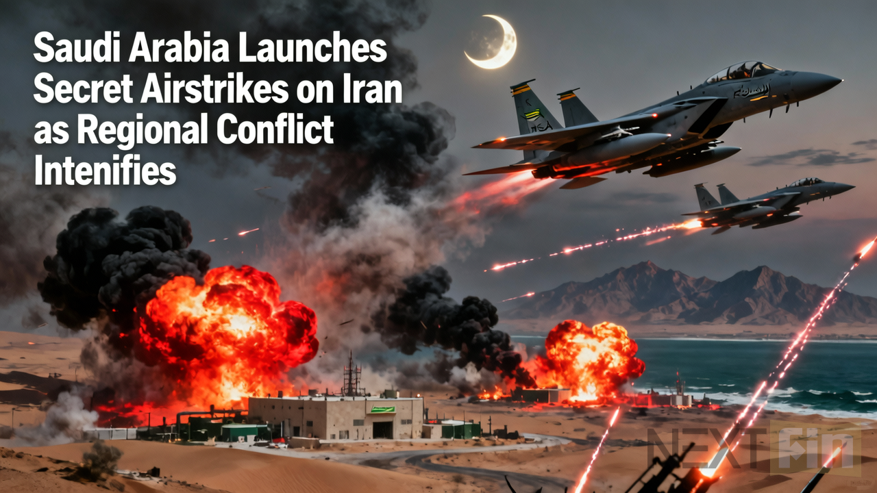 Saudi Arabia Launches Secret Airstrikes on Iran as Regional Conflict Intensifies