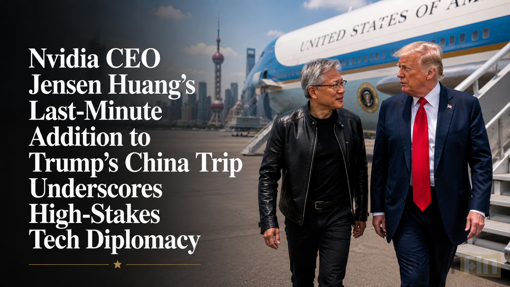 Nvidia CEO Jensen Huang’s Last-Minute Addition to Trump’s China Trip Underscores High-Stakes Tech Diplomacy
