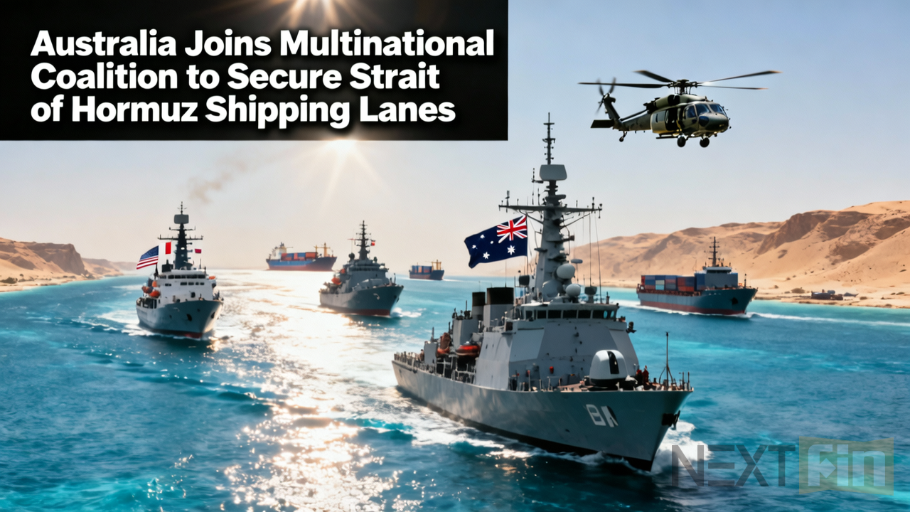 Australia Joins Multinational Coalition to Secure Strait of Hormuz Shipping Lanes