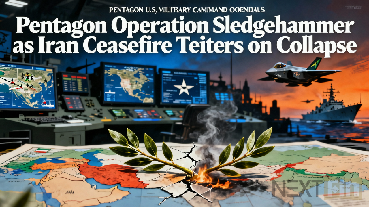 Pentagon Prepares Operation Sledgehammer as Iran Ceasefire Teeters on Collapse