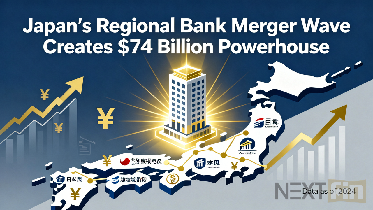 Japan’s Regional Bank Merger Wave Creates $74 Billion Powerhouse
