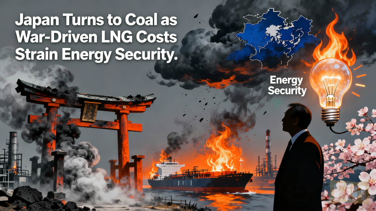 Japan Turns to Coal as War-Driven LNG Costs Strain Energy Security