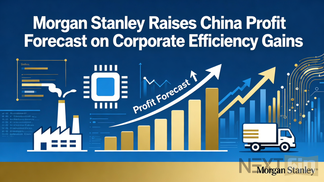 Morgan Stanley Raises China Profit Forecast on Corporate Efficiency Gains