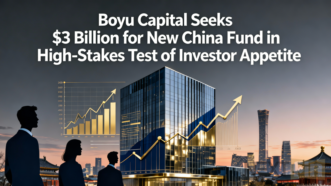 Boyu Capital Seeks $3 Billion for New China Fund in High-Stakes Test of Investor Appetite