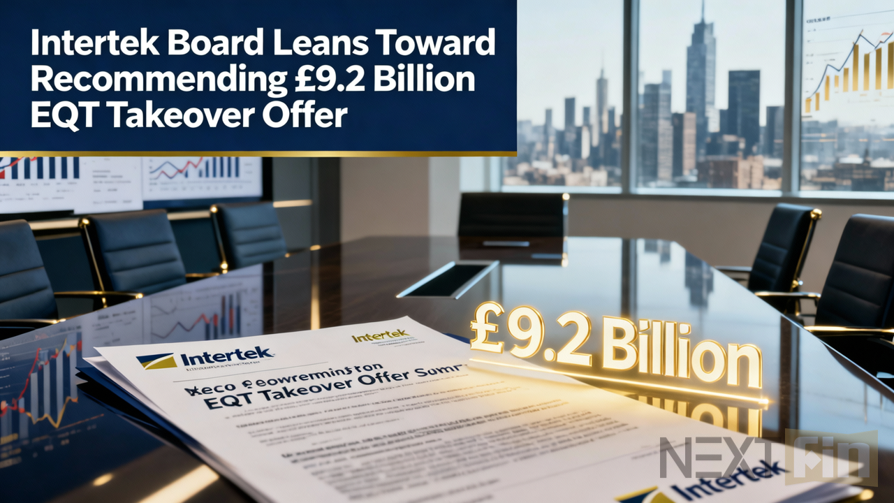Intertek Board Leans Toward Recommending £9.2 Billion EQT Takeover Offer