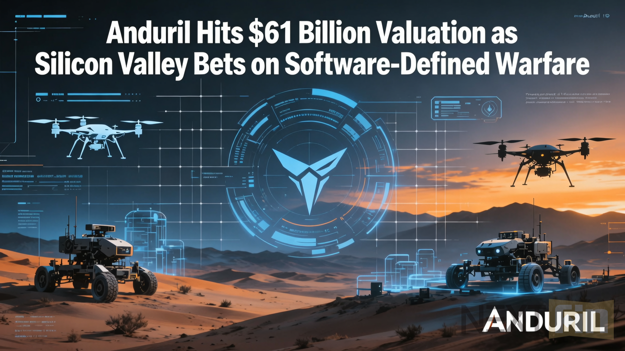 Anduril Hits $61 Billion Valuation as Silicon Valley Bets on Software-Defined Warfare