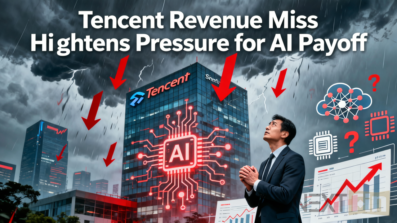 Tencent Revenue Miss Heightens Pressure for AI Payoff