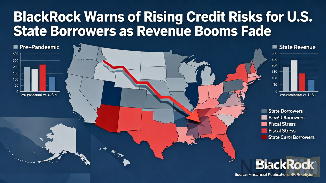 BlackRock Warns of Rising Credit Risks for U.S. State Borrowers as Revenue Booms Fade