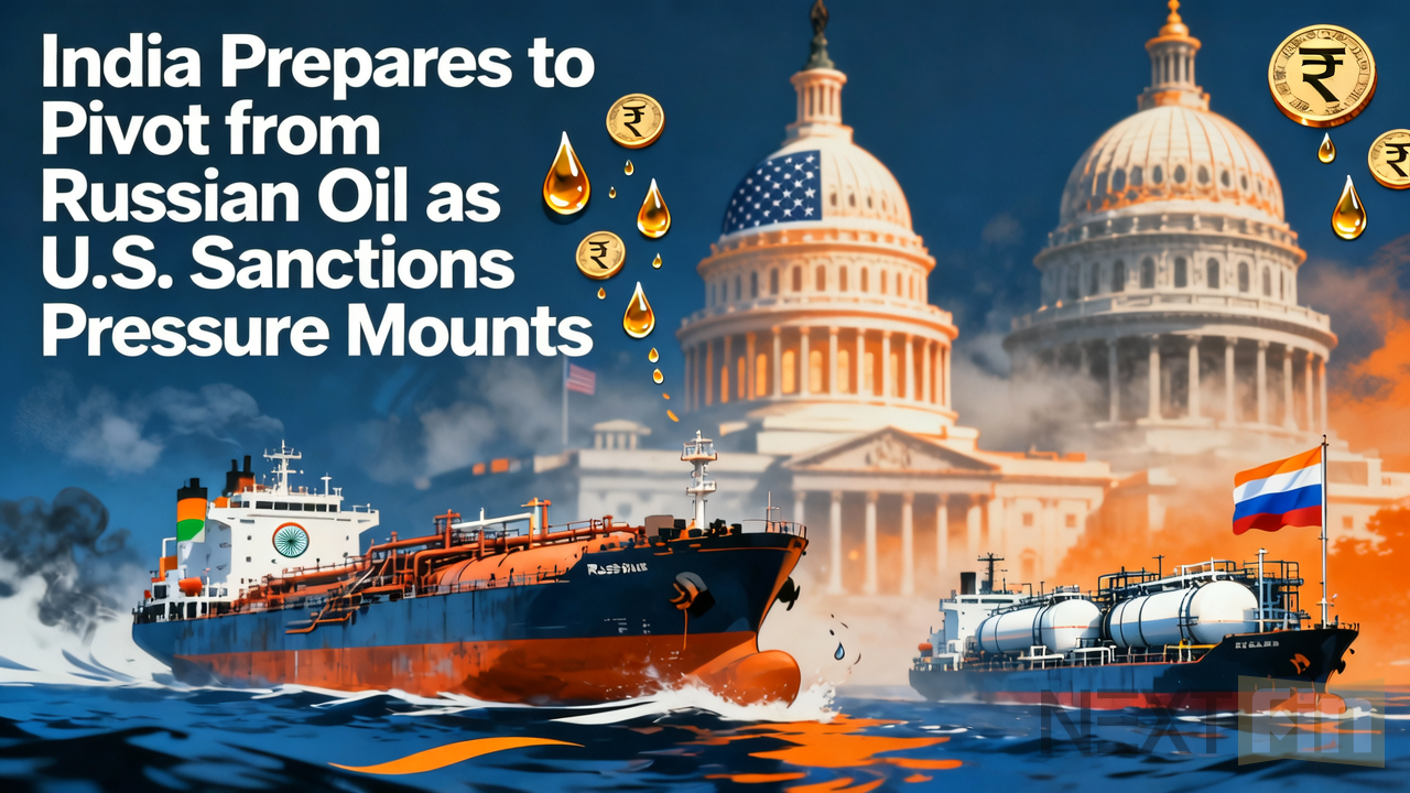 India Prepares to Pivot from Russian Oil as U.S. Sanctions Pressure Mounts