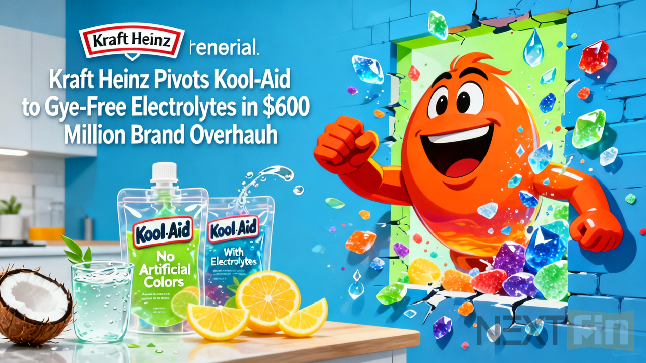 Kraft Heinz Pivots Kool-Aid to Dye-Free Electrolytes in $600 Million Brand Overhaul
