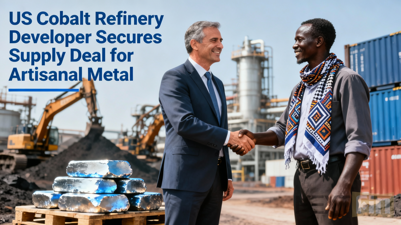 US Cobalt Refinery Developer Secures Supply Deal for Congolese Artisanal Metal
