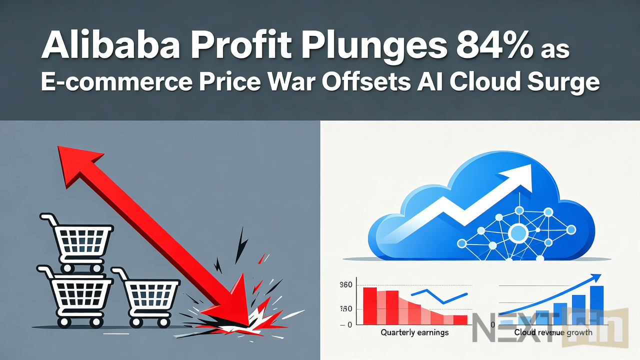 Alibaba Profit Plunges 84% as E-commerce Price War Offsets AI Cloud Surge