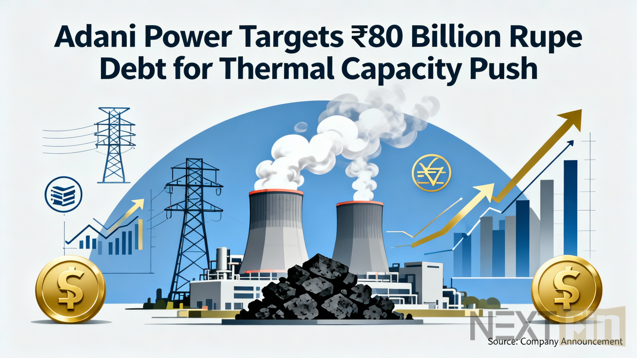 Adani Power Targets 80 Billion Rupee Debt for Thermal Capacity Push