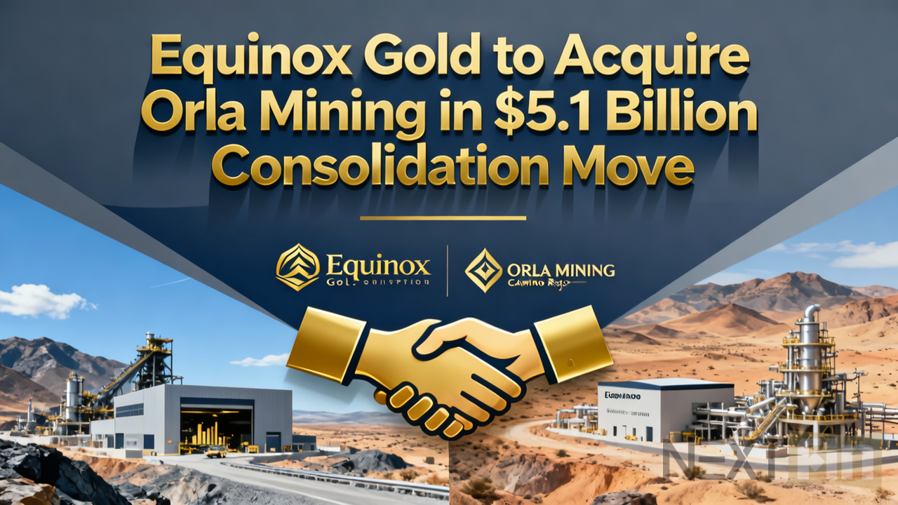 Equinox Gold to Acquire Orla Mining in $5.1 Billion Consolidation Move