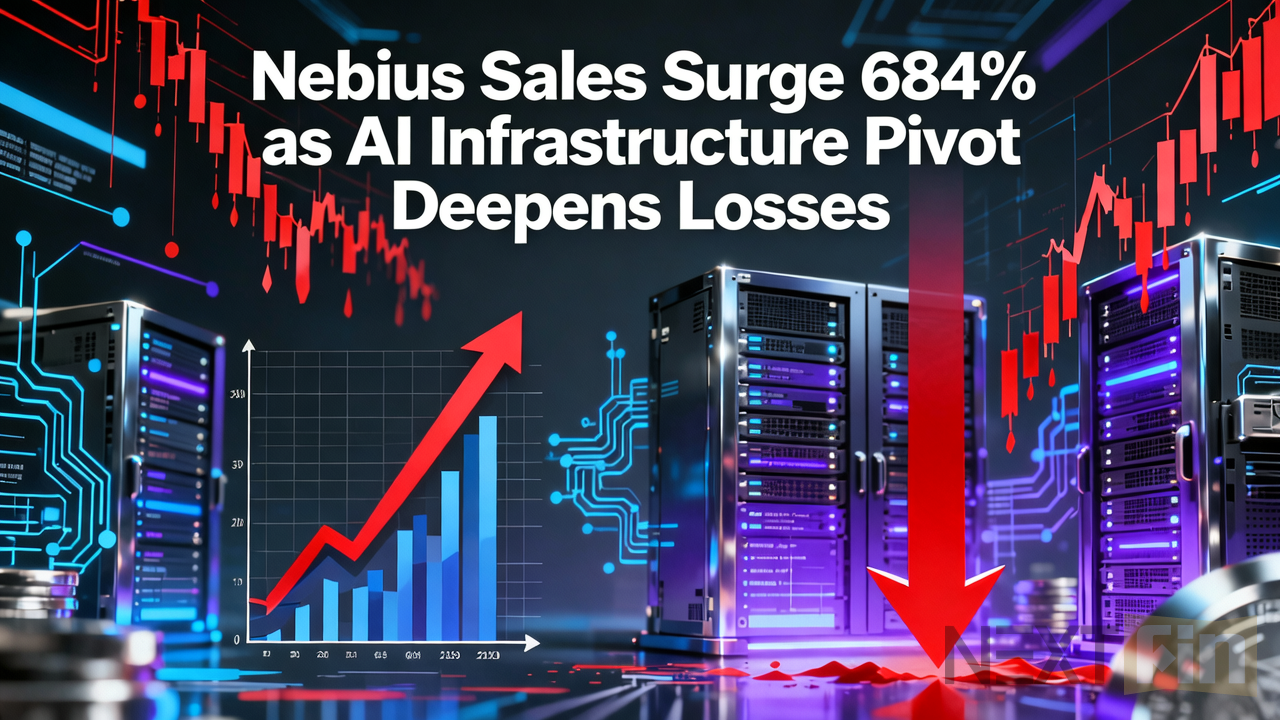 Nebius Sales Surge 684% as AI Infrastructure Pivot Deepens Losses