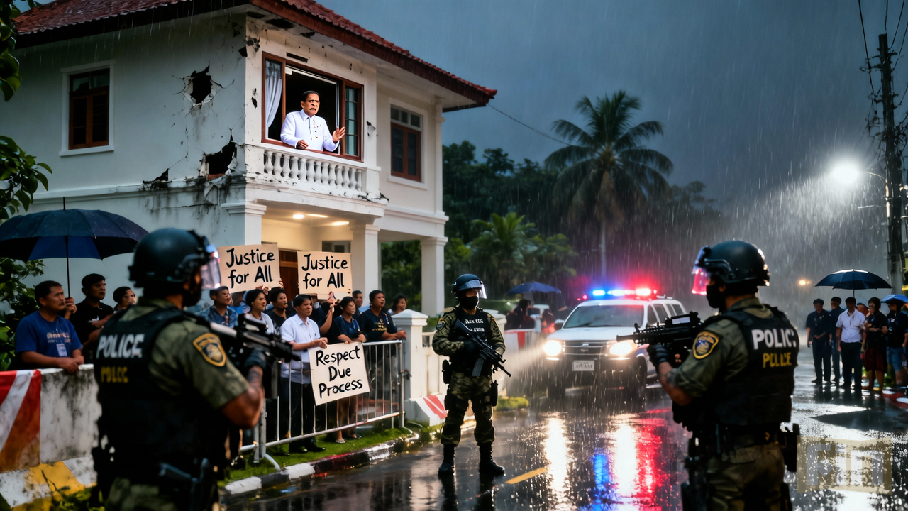 Holed-Up Philippine Senator Courts Support Over Police Standoff