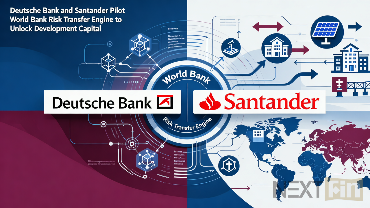 Deutsche Bank and Santander Pilot World Bank Risk Transfer Engine to Unlock Development Capital