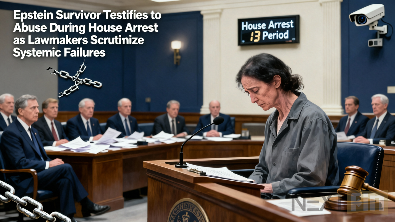 Epstein Survivor Testifies to Abuse During House Arrest as Lawmakers Scrutinize Systemic Failures