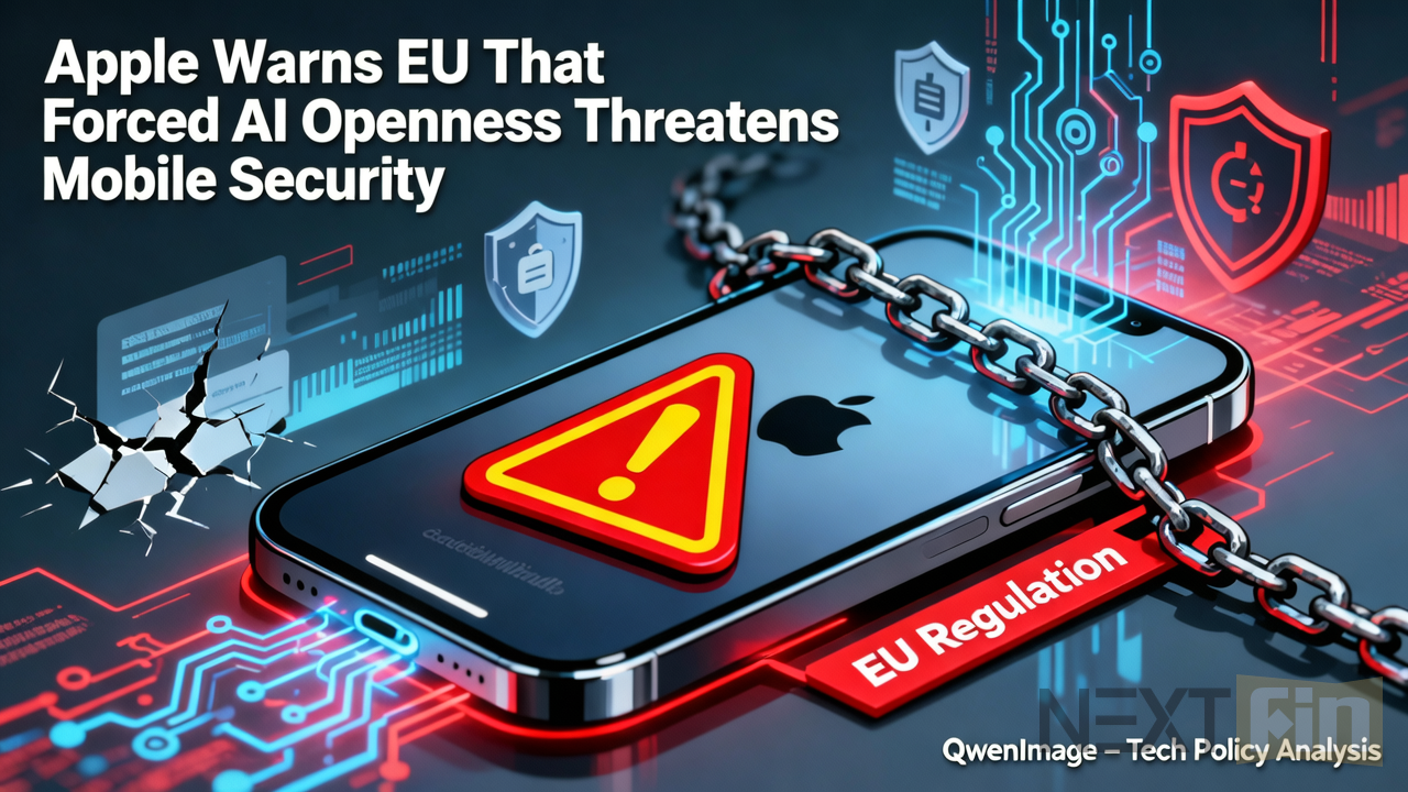 Apple Warns EU That Forced AI Openness Threatens Mobile Security