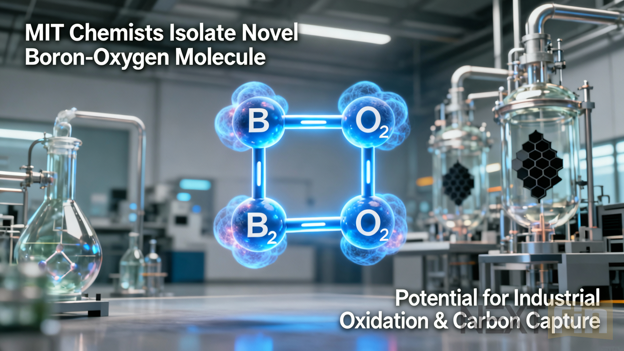 MIT Chemists Isolate Novel Boron-Oxygen Molecule with Potential for Industrial Oxidation and Carbon Capture