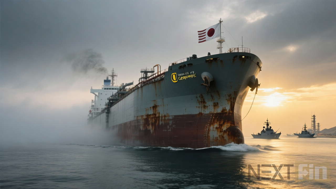 Japanese Crude Tanker Emerges Outside Hormuz in Rare Transit