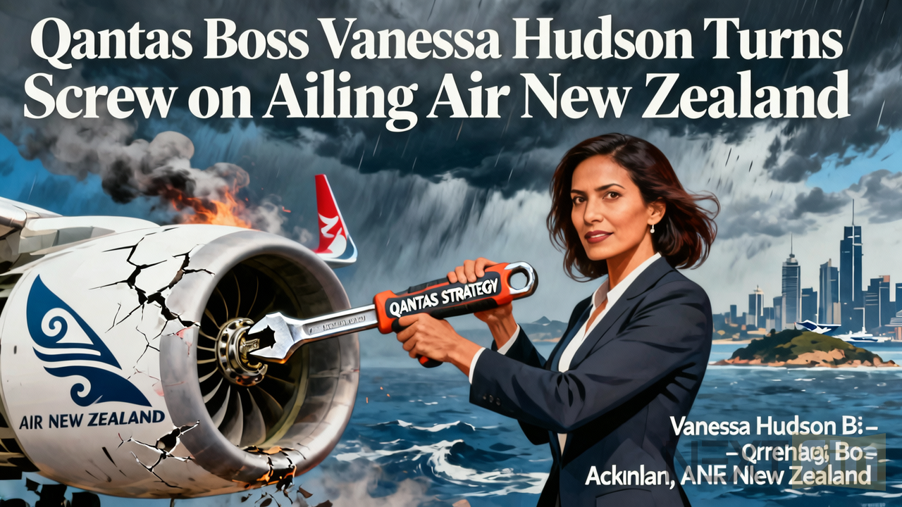 Qantas Boss Vanessa Hudson Turns Screw on Ailing Air New Zealand