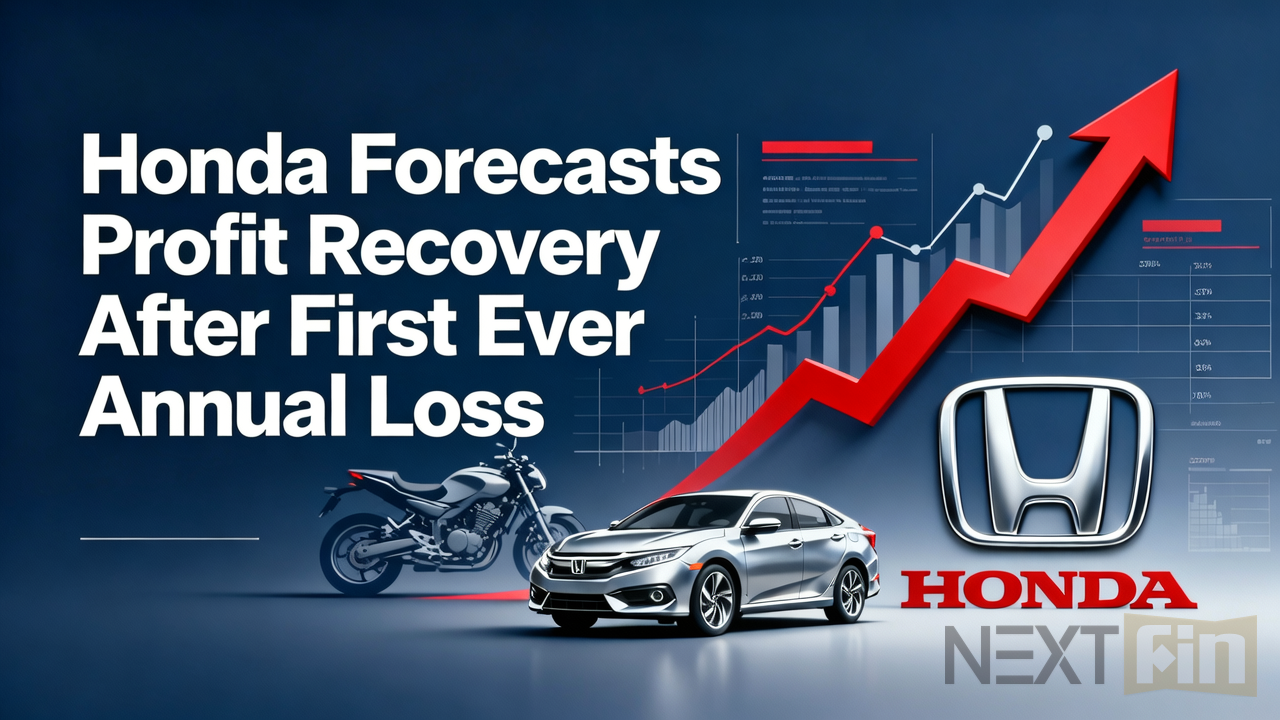 Honda Forecasts Profit Recovery After First Ever Annual Loss