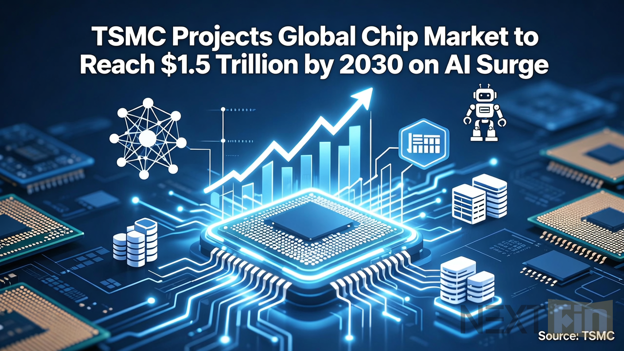 TSMC Projects Global Chip Market to Reach $1.5 Trillion by 2030 on AI Surge