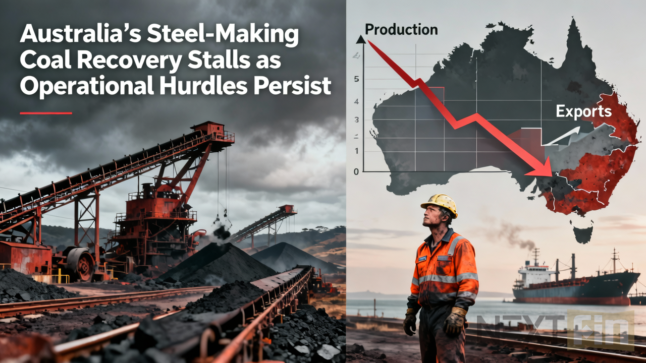 Australia’s Steel-Making Coal Recovery Stalls as Operational Hurdles Persist