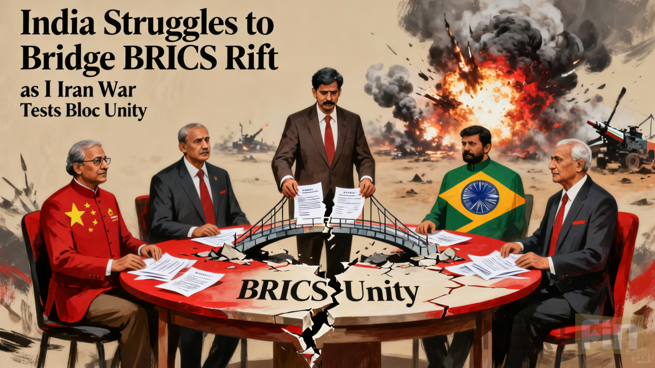 India Struggles to Bridge BRICS Rift as Iran War Tests Bloc Unity