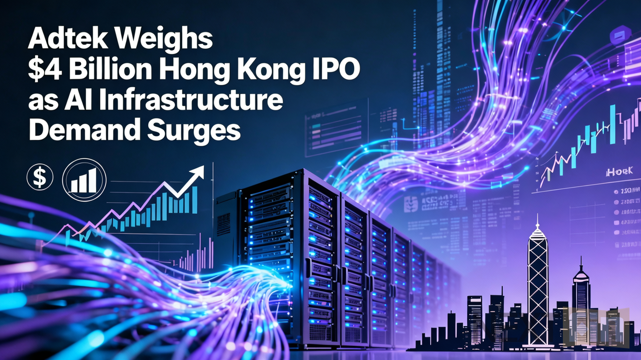 Adtek Weighs $4 Billion Hong Kong IPO as AI Infrastructure Demand Surges