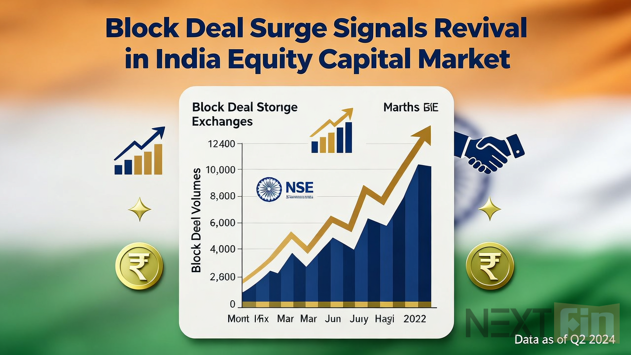 Block Deal Surge Signals Revival in India Equity Capital Market