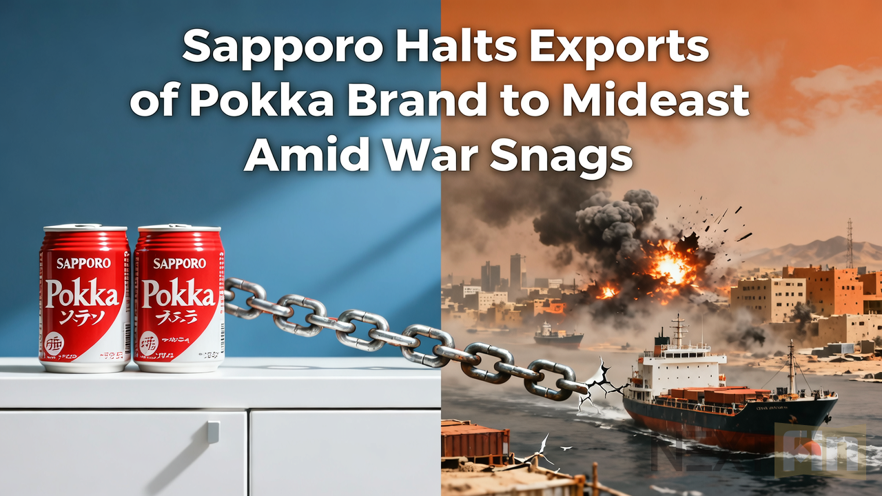 Sapporo Halts Exports of Pokka Brand to Mideast Amid War Snags