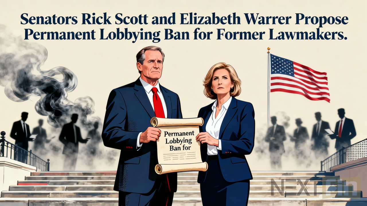 Senators Scott and Warren Propose Permanent Lobbying Ban for Former Lawmakers