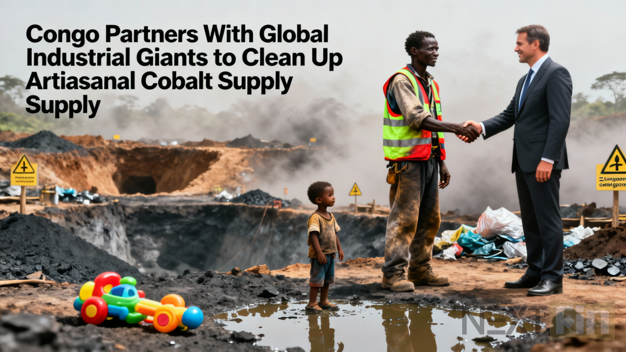 Congo Partners With Industrial Giants to Clean Up Artisanal Cobalt Supply