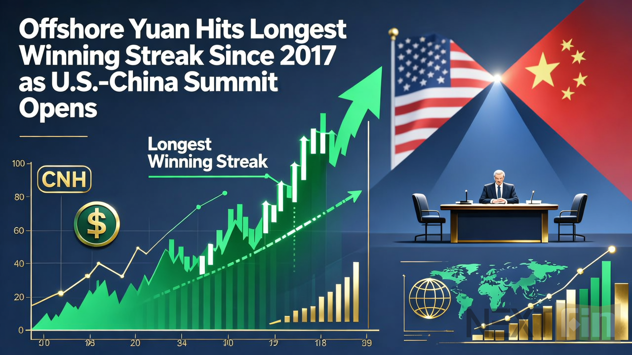 Offshore Yuan Hits Longest Winning Streak Since 2017 as U.S.-China Summit Opens