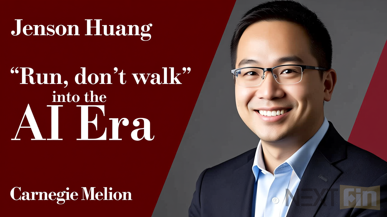 Jensen Huang at Carnegie Mellon: "Run, don't walk" into the AI Era