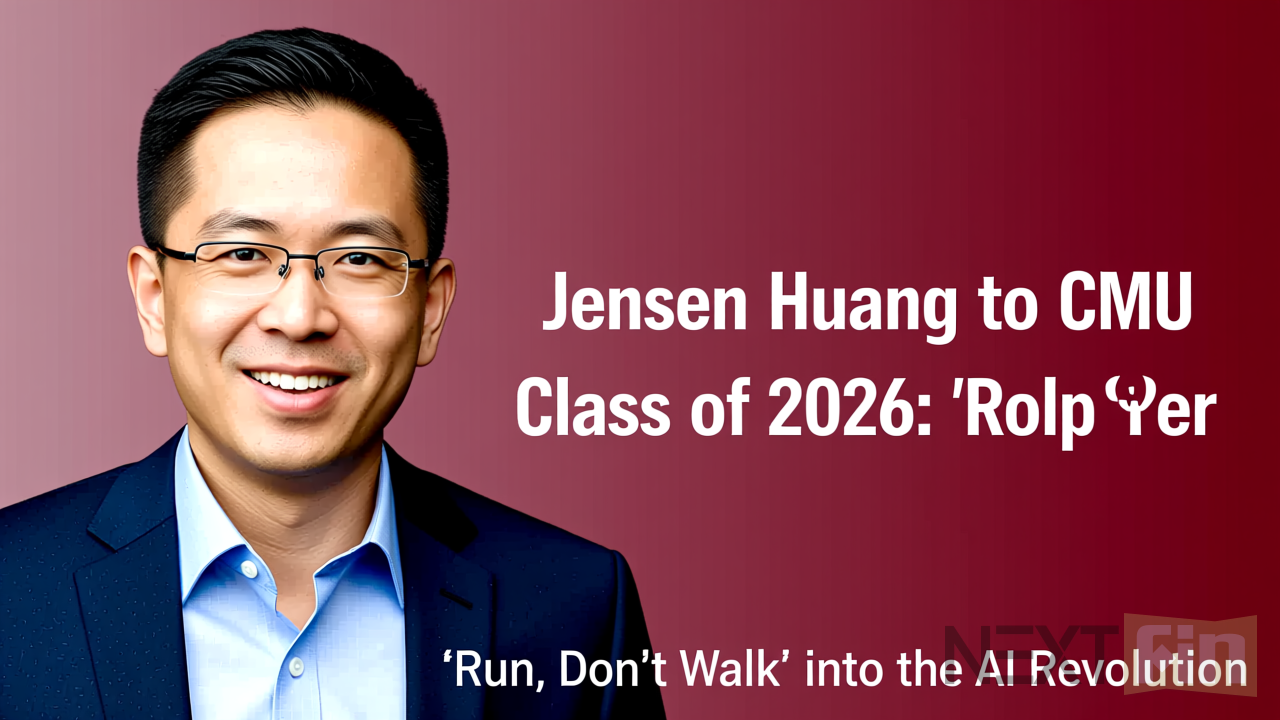Jensen Huang to CMU Class of 2026: 'Run, Don't Walk' into the AI Revolution