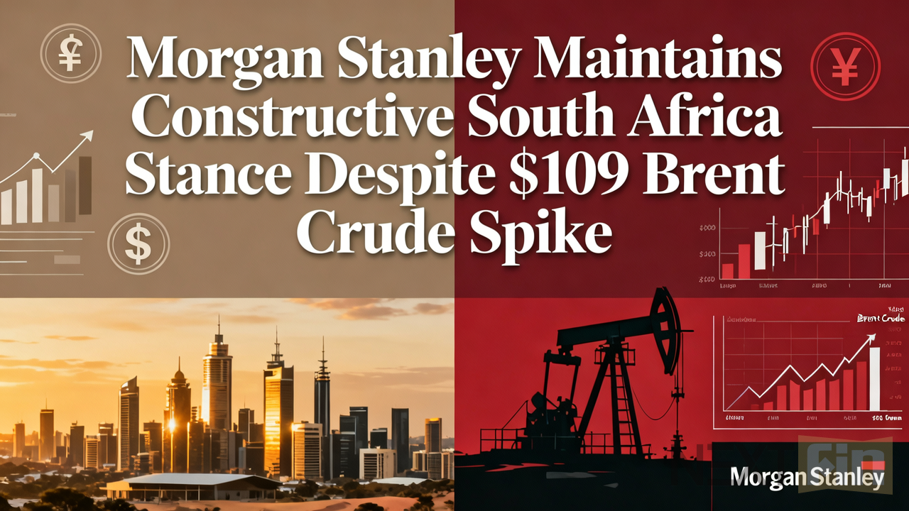 Morgan Stanley Maintains Constructive South Africa Stance Despite $109 Brent Crude Spike