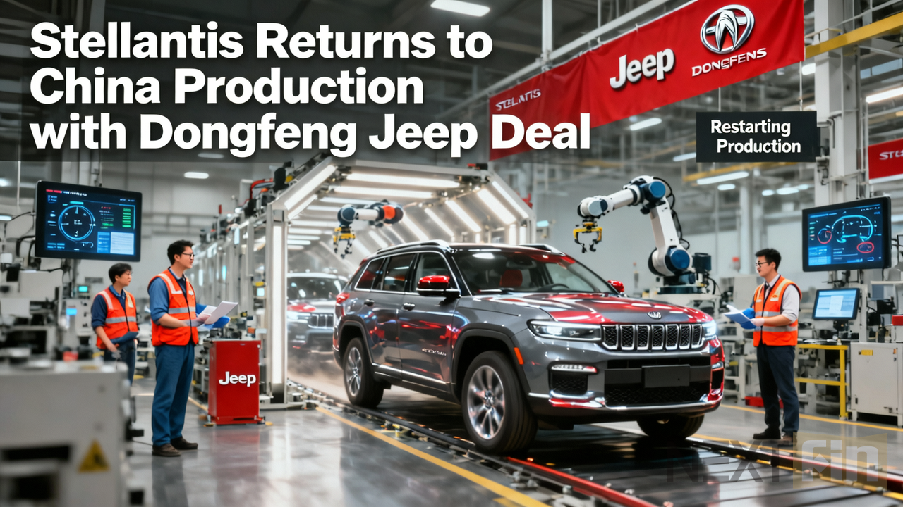 Stellantis Returns to China Production with Dongfeng Jeep Deal