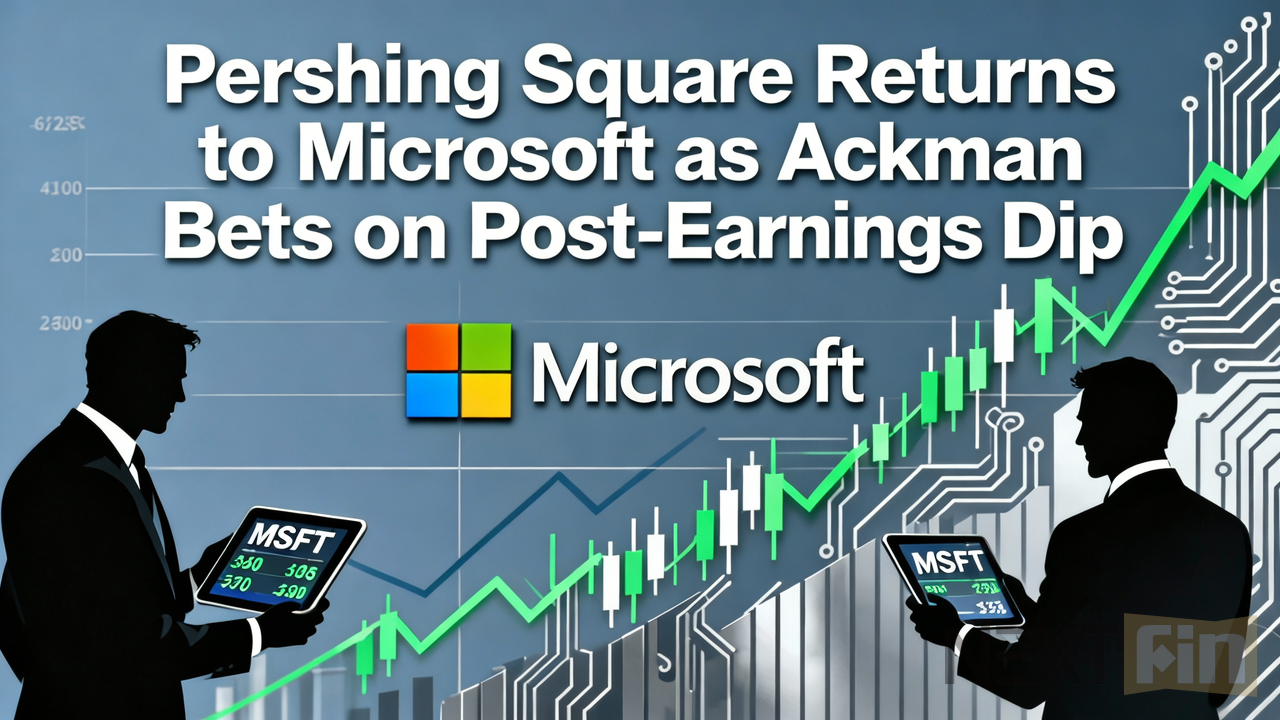 Pershing Square Returns to Microsoft as Ackman Bets on Post-Earnings Dip
