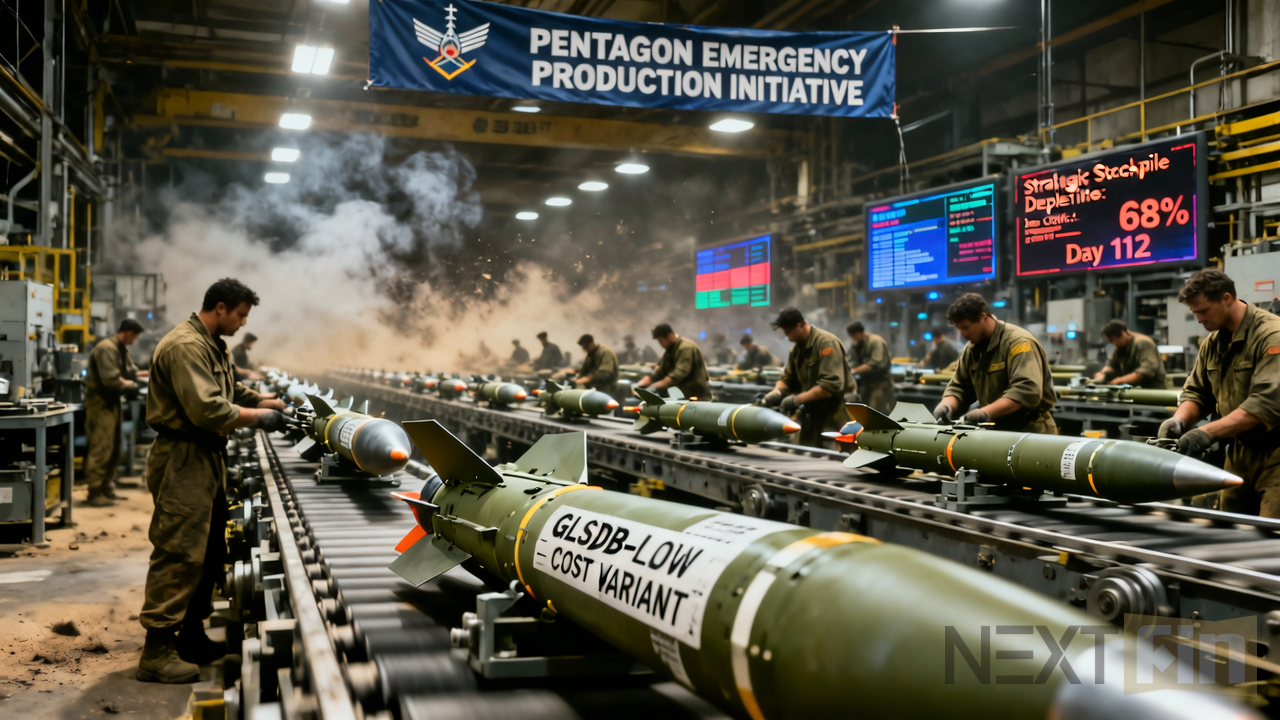 Pentagon Pivots to Mass Production of Low-Cost Missiles as Iran Conflict Drains Strategic Stockpiles