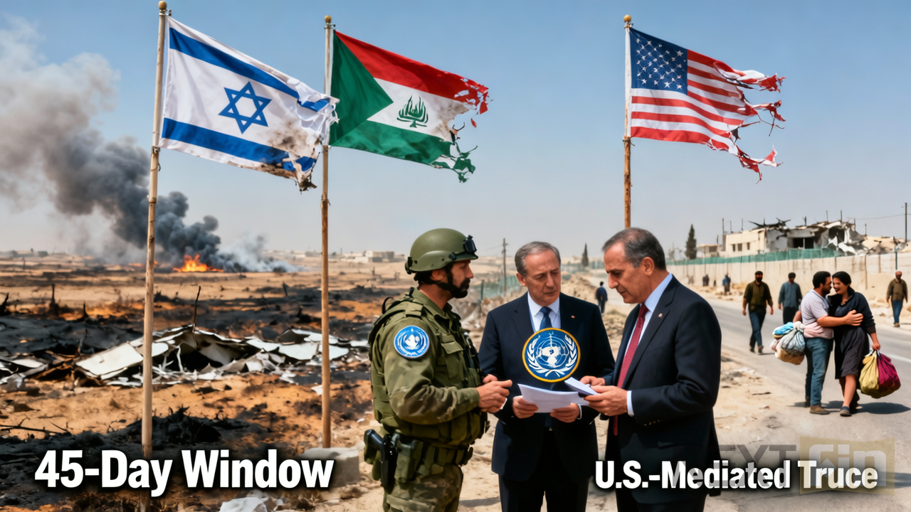 Israel and Lebanon Extend Shaky Truce as U.S. Mediates 45-Day Window